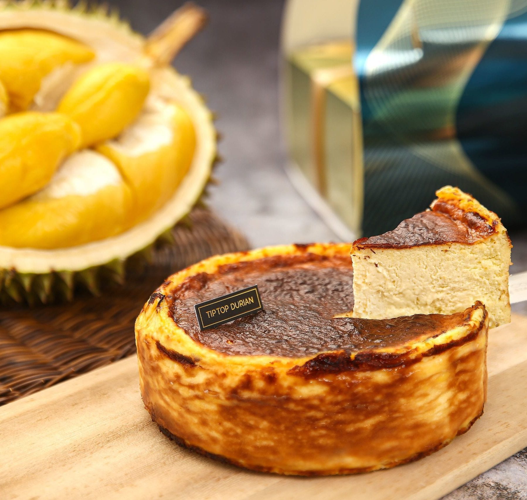 Musang King Burnt CheeseCake