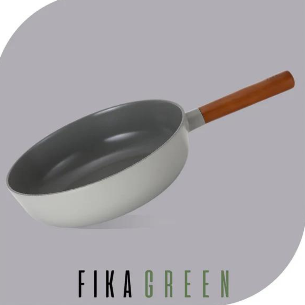 [BoostxCoins] Neoflam FIKA Green Wok with Glass Lid 26cm
