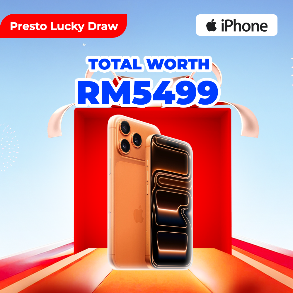 [PRESTO LUCKY DRAW] Apple iPhone 17 Pro 256GB Orange (Worth RM5,499)